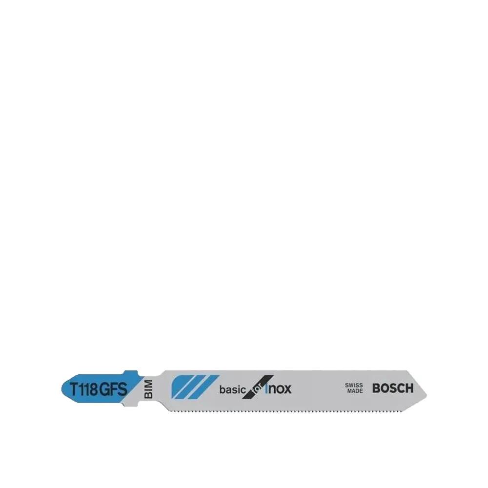Lames de scie sauteuse Bosch T 118 GFS en acier inoxydable 5 sztuk 4/5