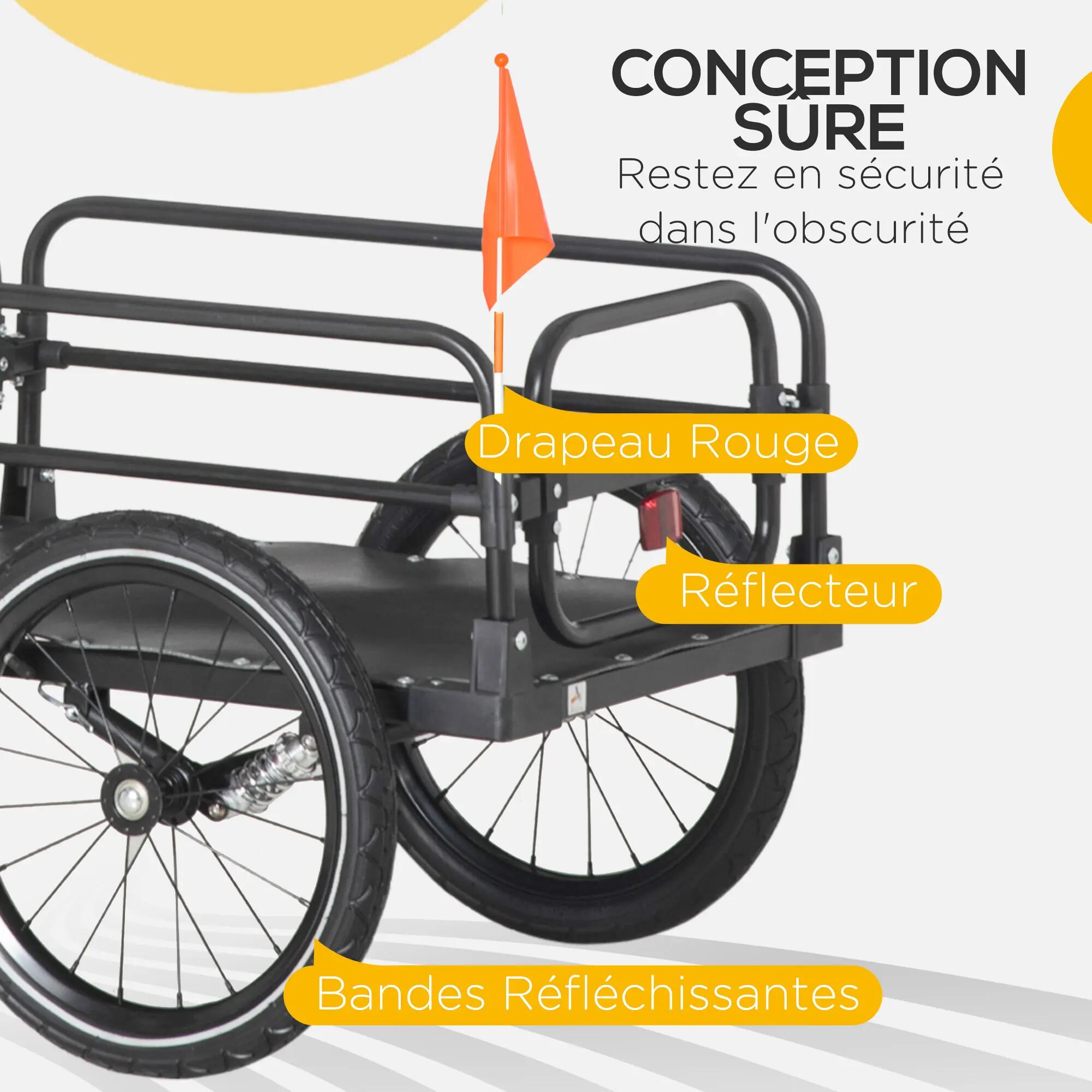 Remorque de vélo en acier 5/5