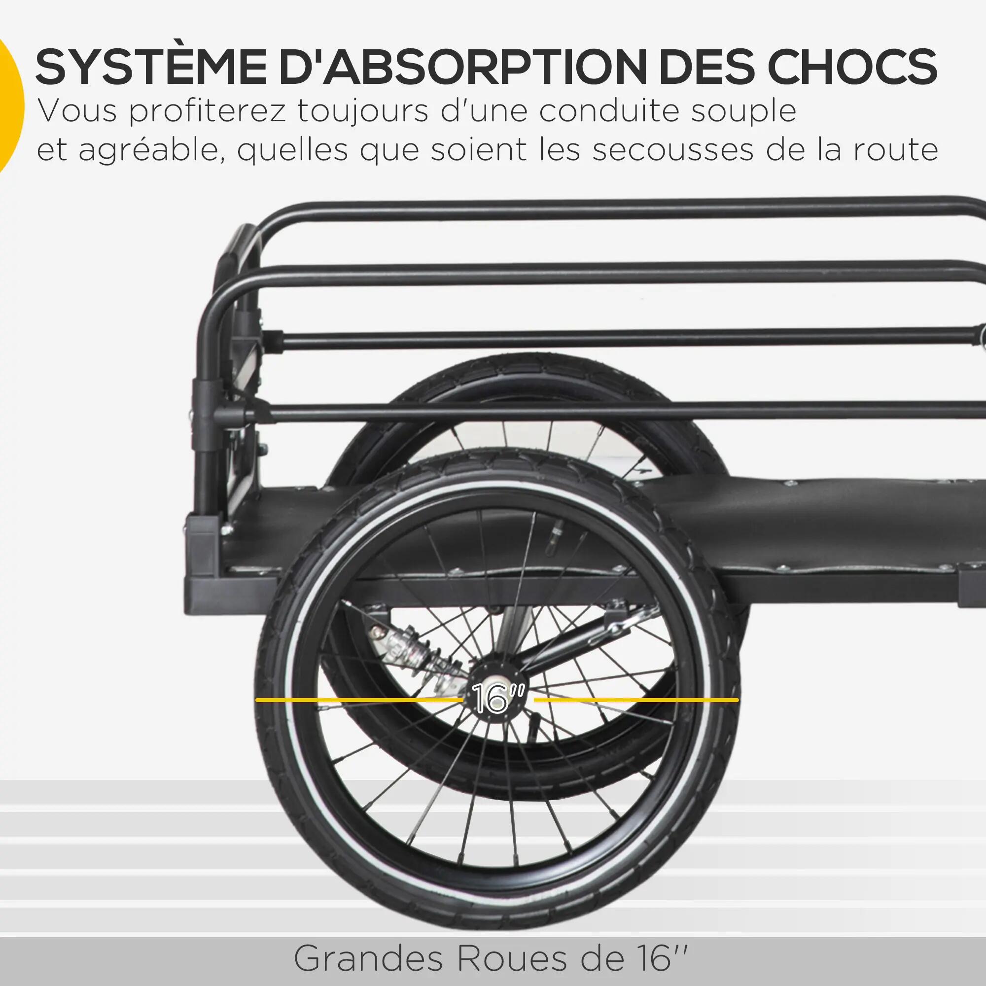 Remorque de vélo en acier 4/5