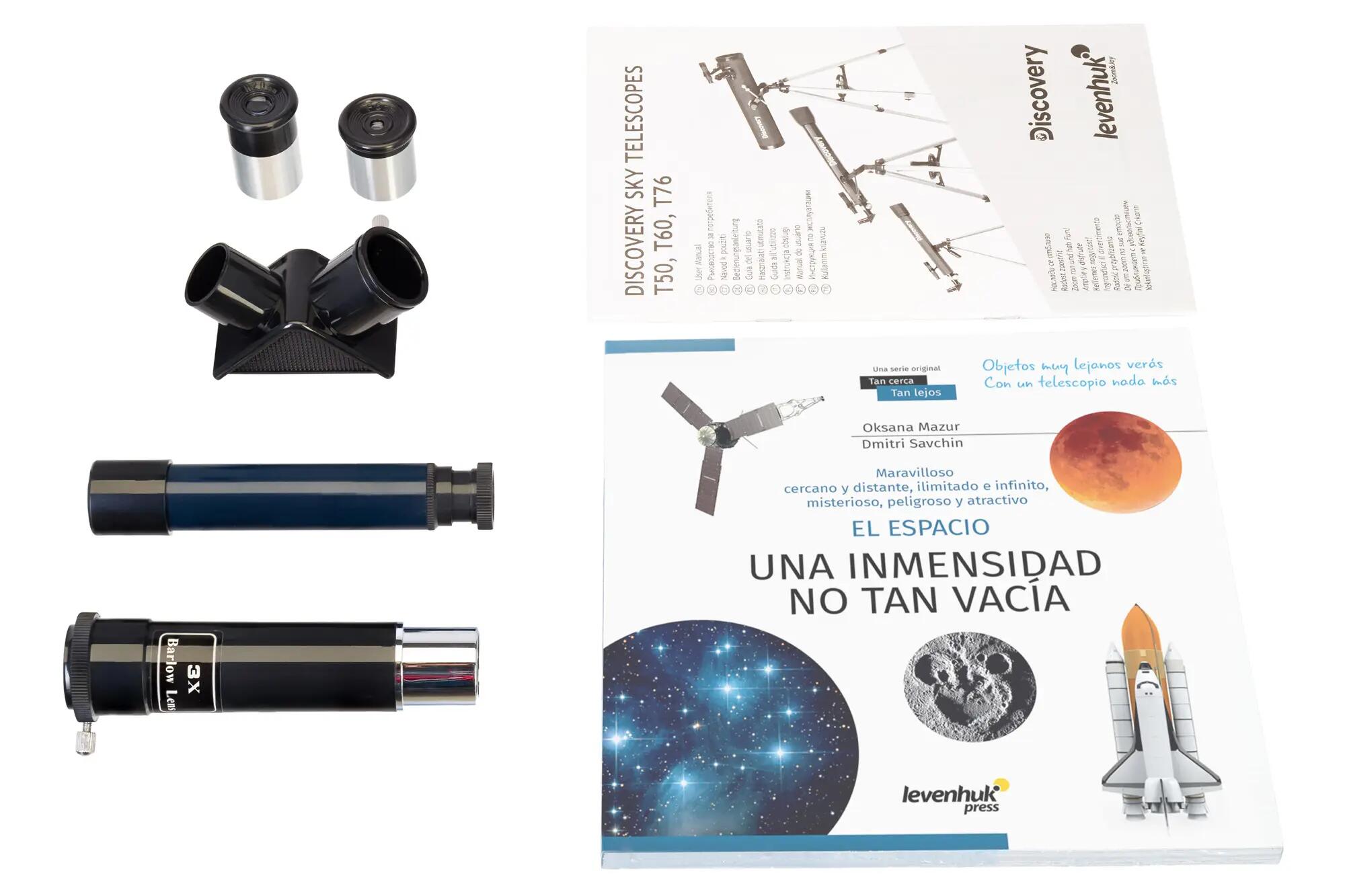 Telescopio refractor - Iniciación - 50 mm - Discovery Sky T50 3/10