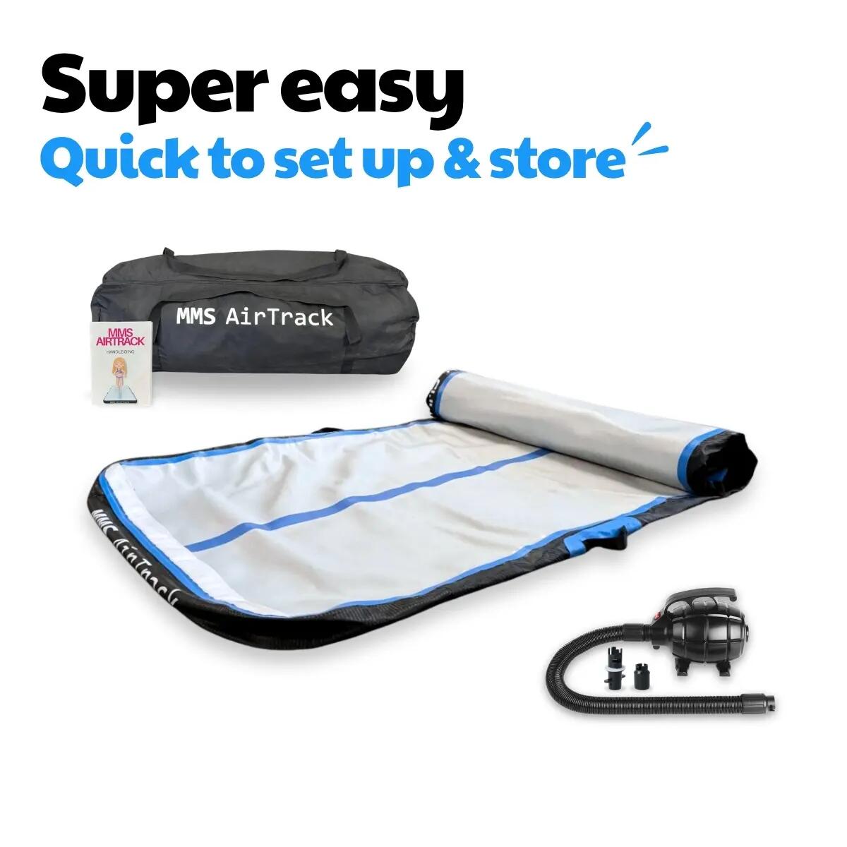 AirTrack Basic – Aufblasbare Turnmatte für Gymnastik und Fitness, 2–4 m 3/11
