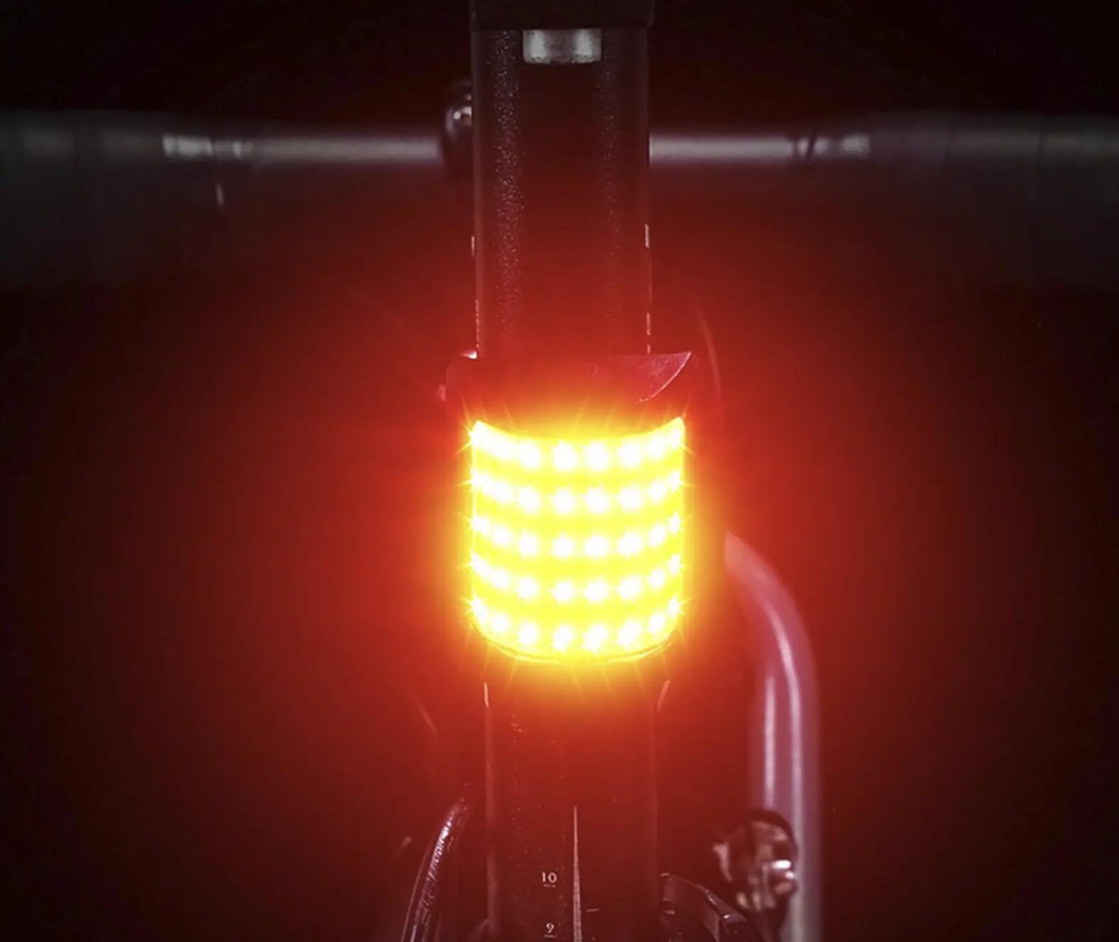 Luce posteriore per bicicletta a LED da 125 lumen 230° 7/10