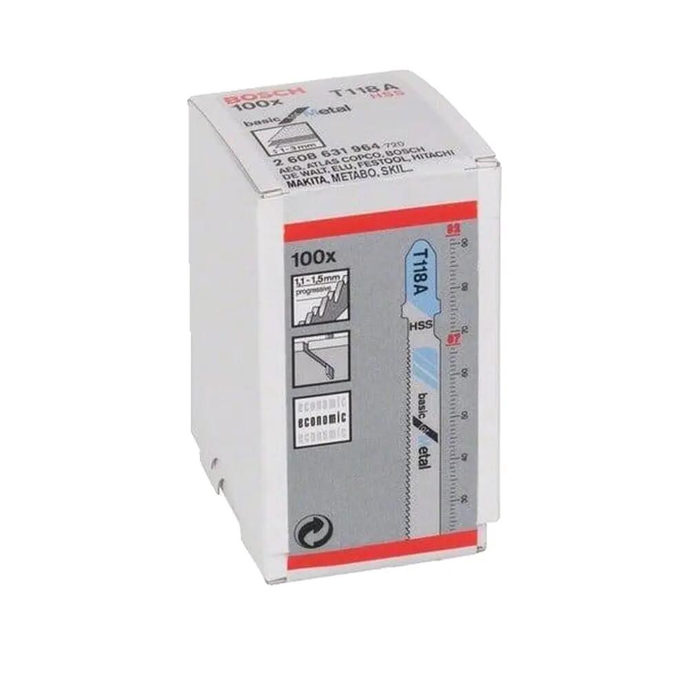 Lame de scie sauteuse Bosch T 118 A Basic do metalu 2/3