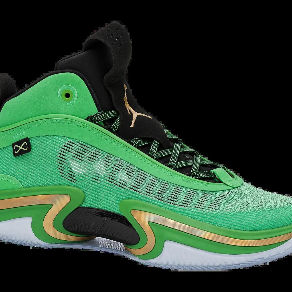 Pánske basketbalové topánky - lesklé, grafické - Jordan 36 - viacfarebné