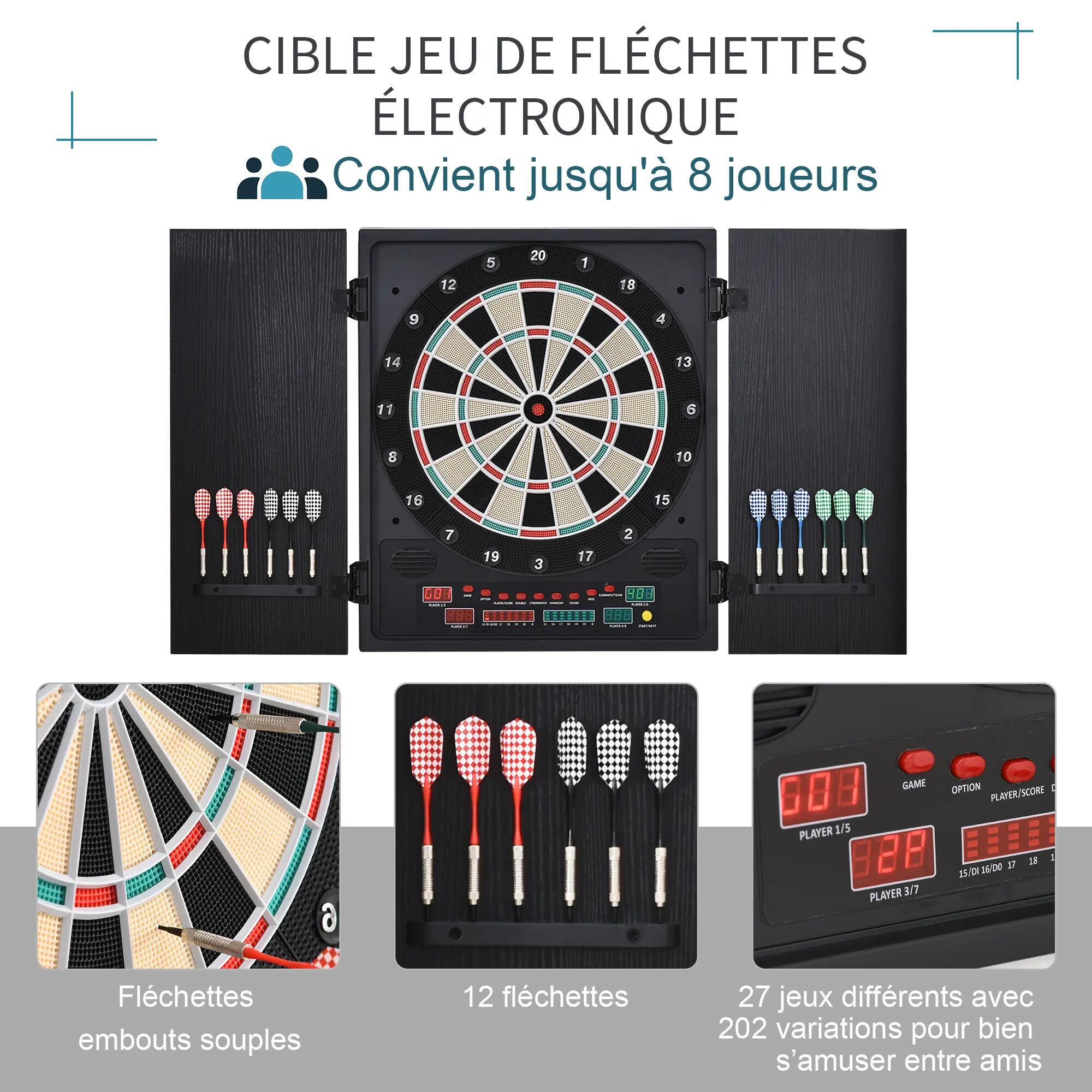 Jeu de fléchettes électronique 4/5