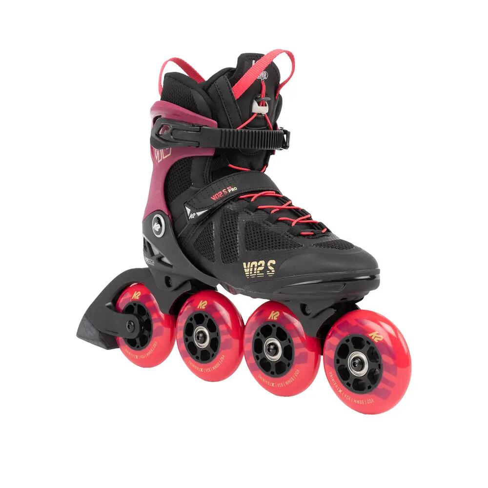 Roller K2 VO2 S 90 Pro Czarny/Różowy 2/7