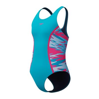 1-delig meisjes zwempak speedo hyperboom splice muscleback