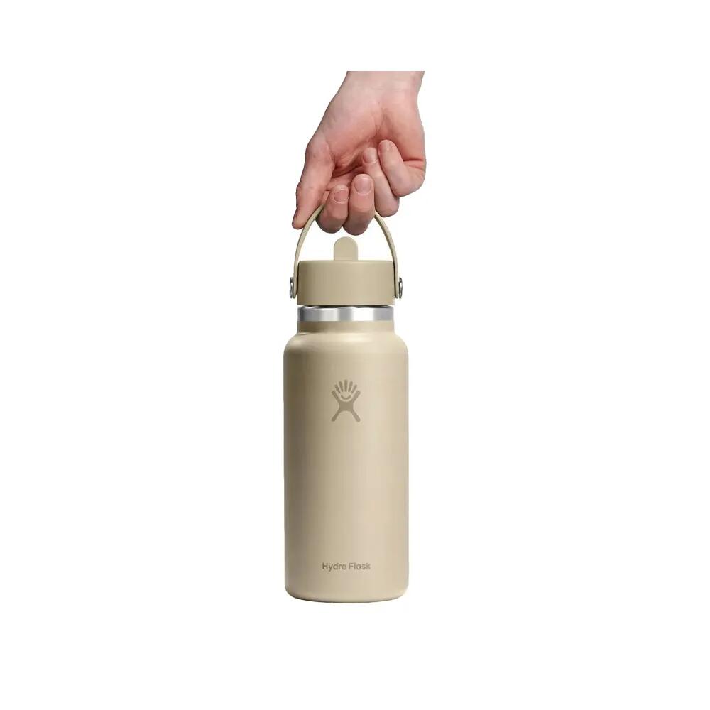Bouteille Hydro Flask Bouche Cap Straw Flex Oat 4/7