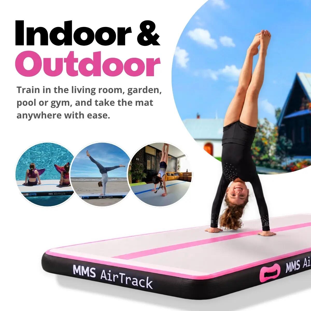 AirTrack Basic – Opblaasbare turnmat voor turnen & fitness, 2–4 m 5/11