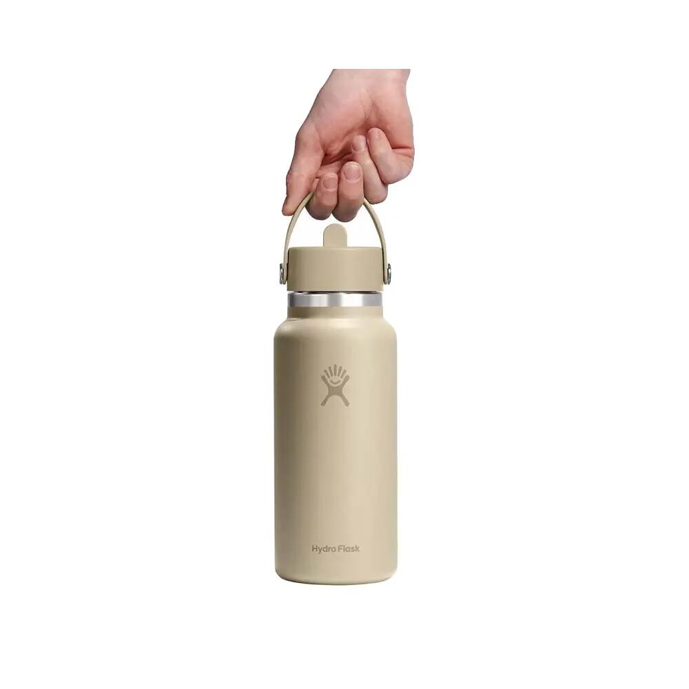 Bouteille Hydro Flask Bouche Cap Straw Flex Oat 3/7
