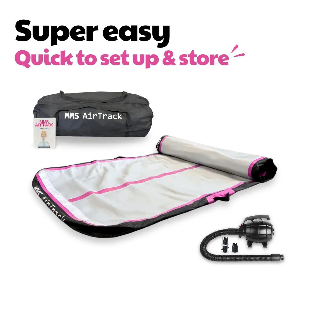 AirTrack Basic – Opblaasbare turnmat voor turnen & fitness, 2–4 m 3/11