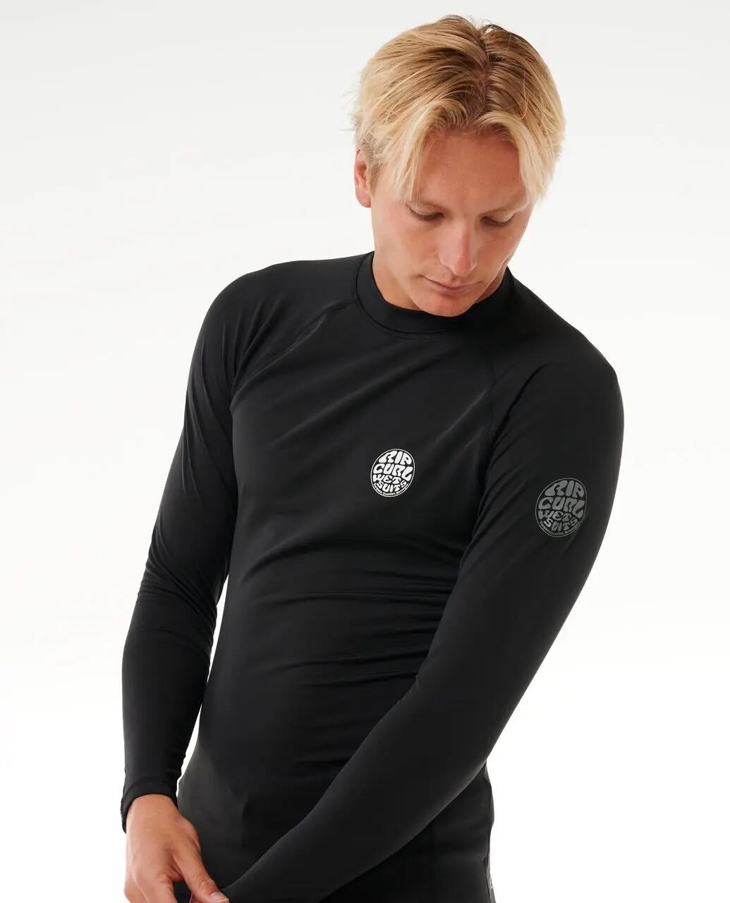 T-shirt anti-UV Homme Icons UPF Brushed manches longues - Noir 6/6