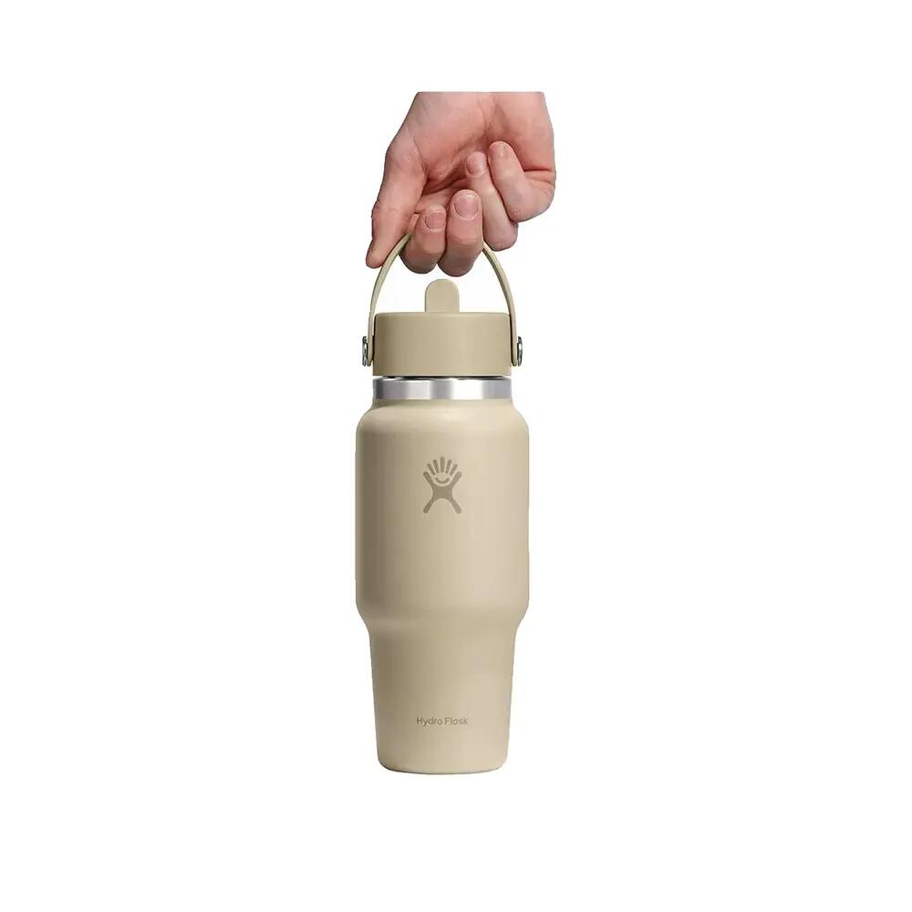Bottiglia da viaggio Hydro Flask Wide Flex Straw Beige 3/3