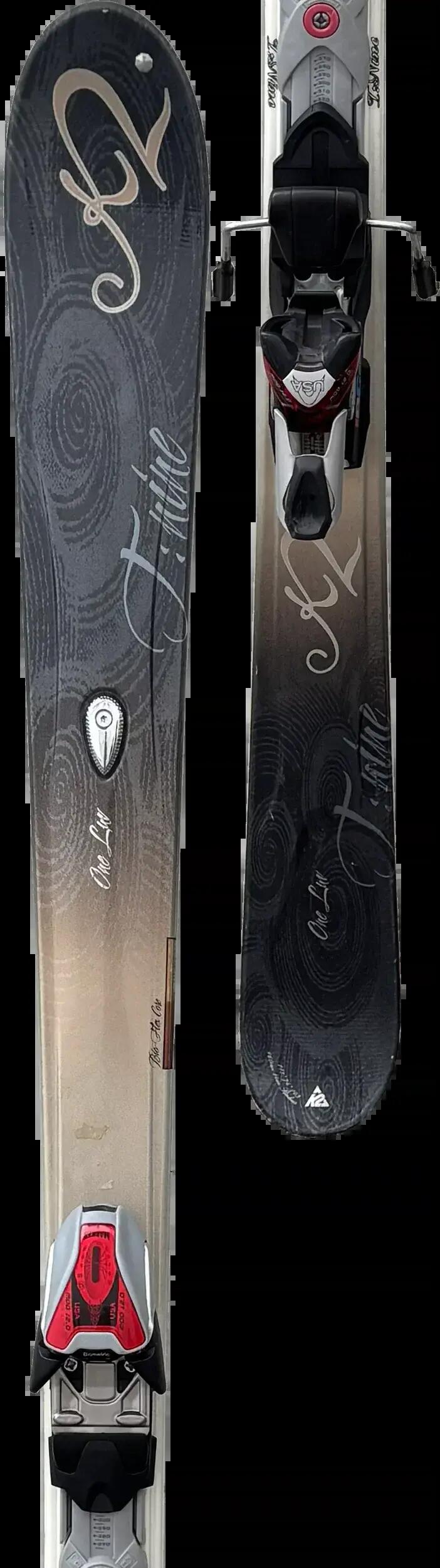 2ND LIFE - Lyže K2 T Nine 160cm, Dobrý stav 3/5