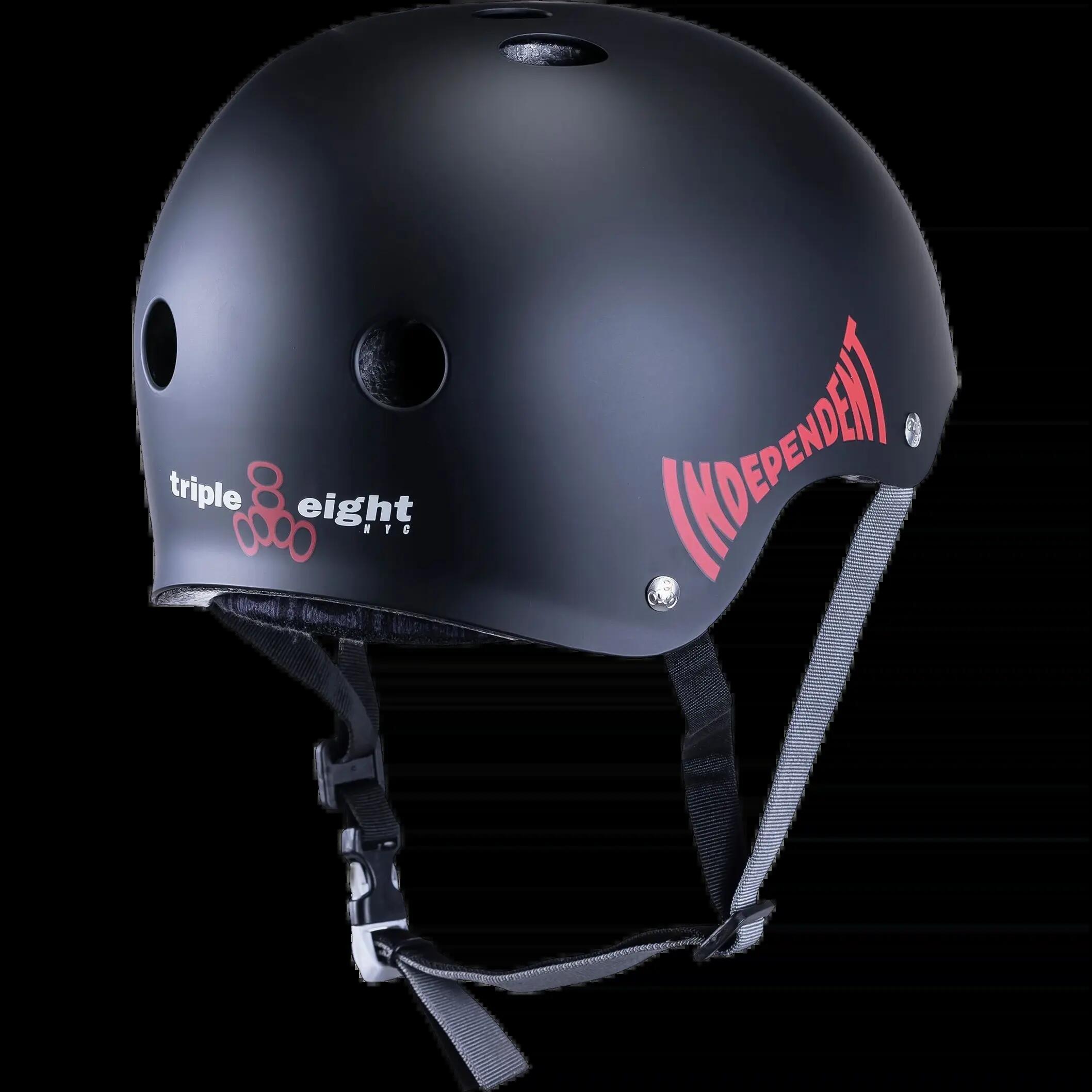 Capacete Triple 8 THE Certified Helmet Independent Preto Fosco 2/5