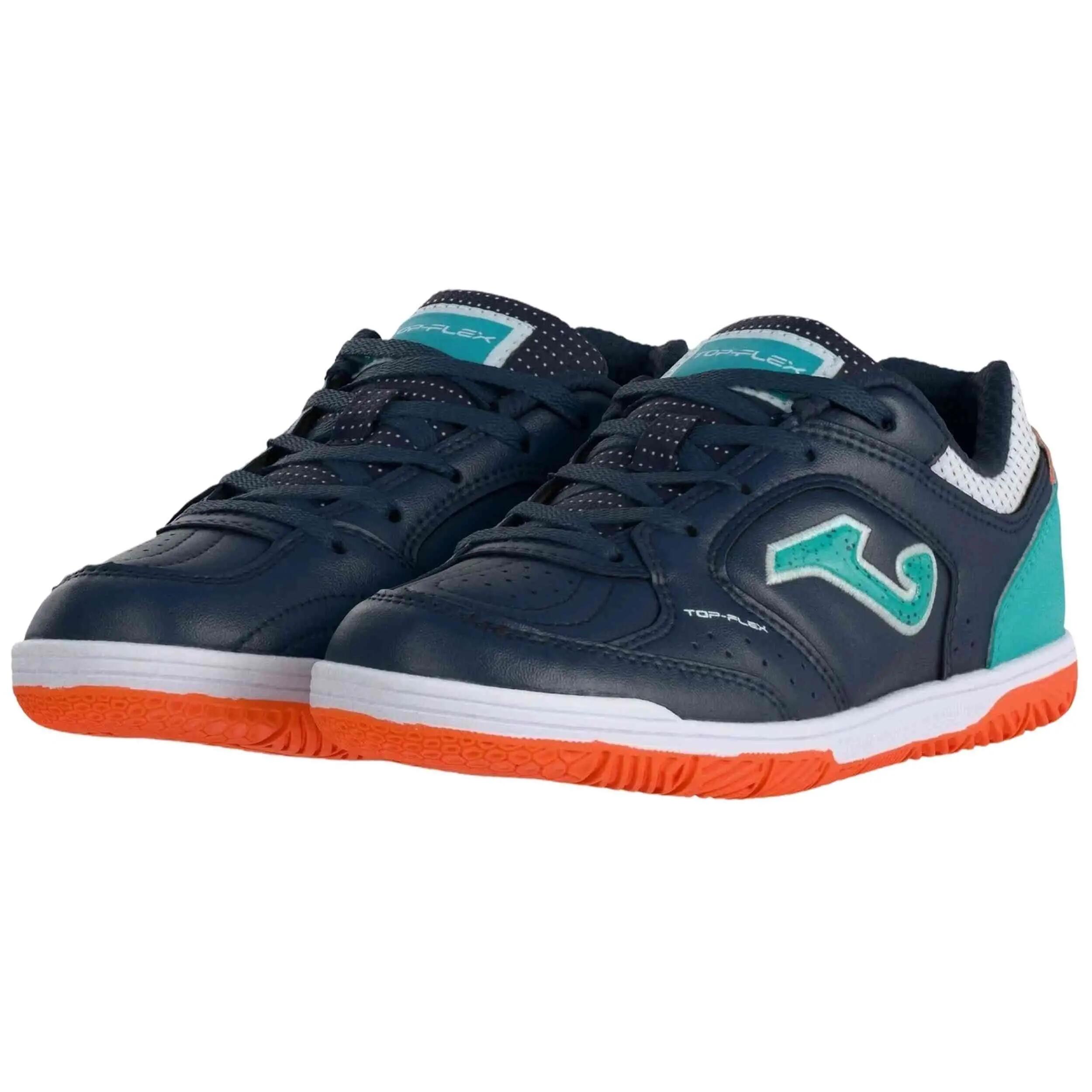 Chaussures Futsal Enfants Joma Top Flex Jr 26 IN Bleu Marine 4/5