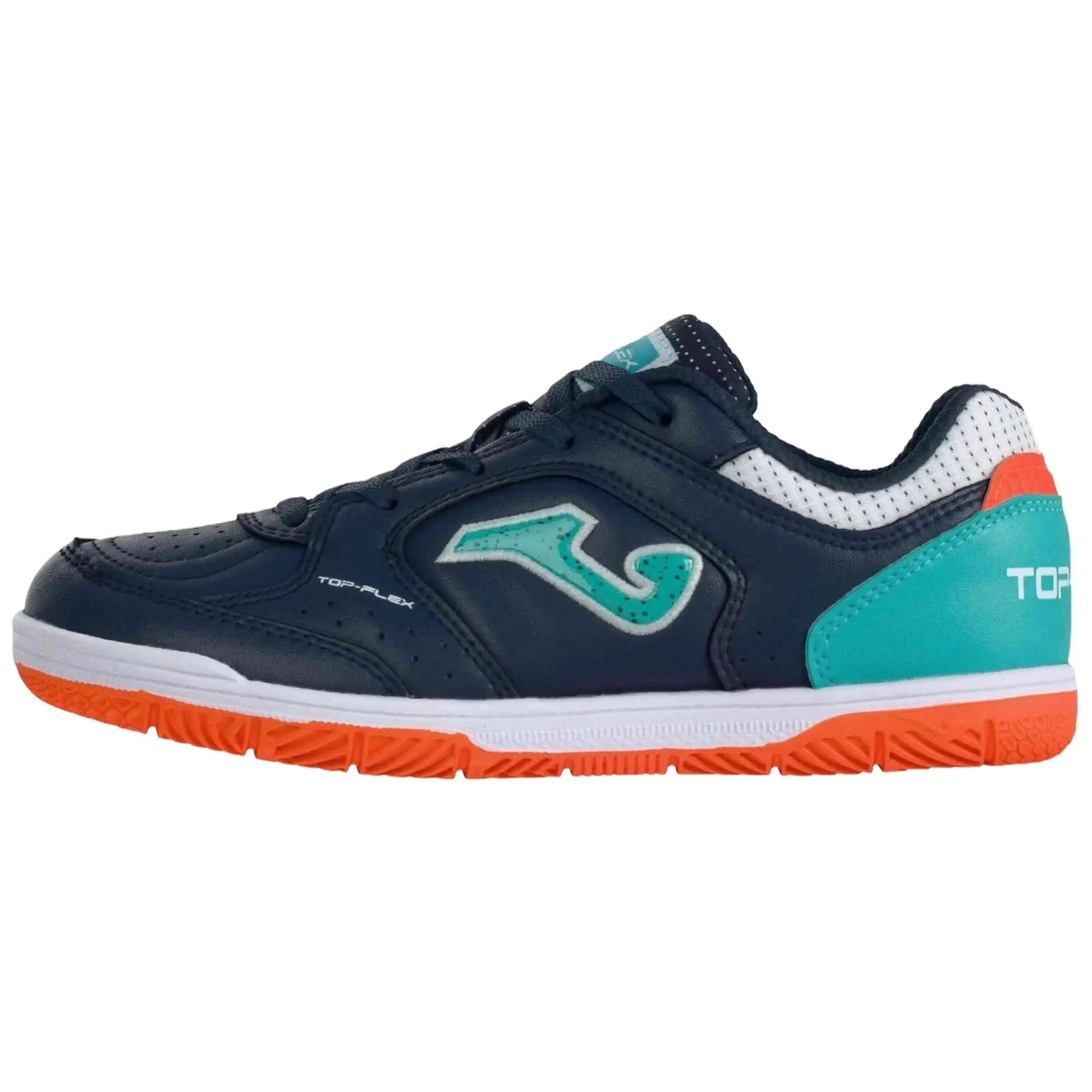 Chaussures Futsal Enfants Joma Top Flex Jr 26 IN Bleu Marine 3/5