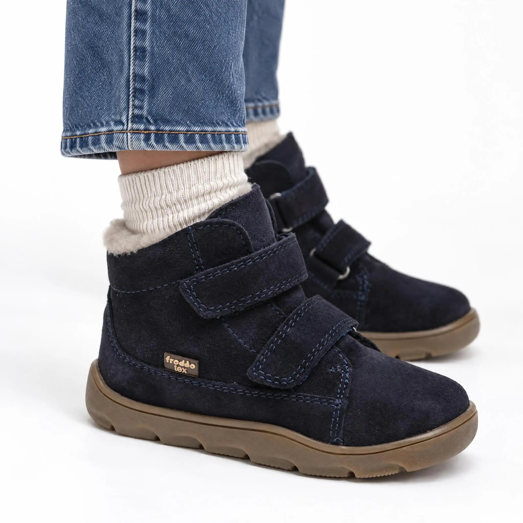 Buty dziecięce ocieplane na rzep  Froddo ZERU TEX FURRY BAREFOOT 4/5