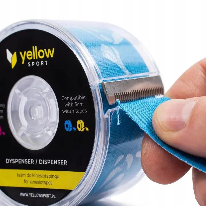 Dyspenser Taśm Tape Tejpy Tejp Do Kinesiotapingu Kinezjologiczna yellowBOX 5/5