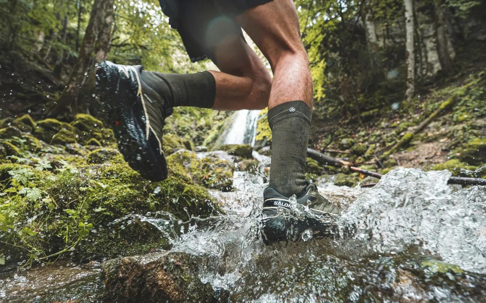 Chaussettes Imperméables Hautes MOUNTANIA en Laine Mérinos | Trek Temps Froid 5/5
