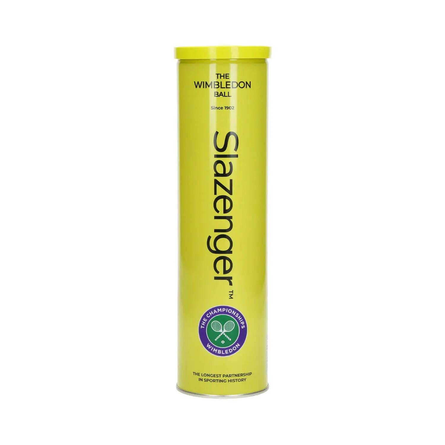 Tenisové - viditelné, vodoodpudivé - míče - wimbledon ultra vis 2/4