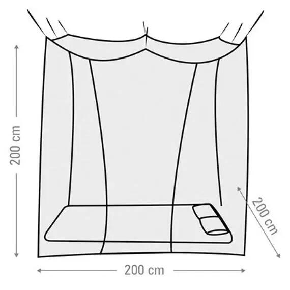 Unisex - moskytiéry - obdélníková, polyesterová síť proti hmyzu - Box Model 5/7