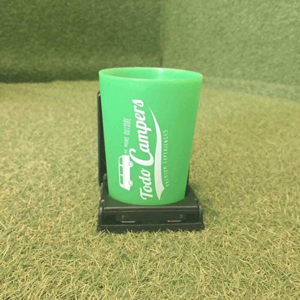 Posavasos plegable - Negro 3/4