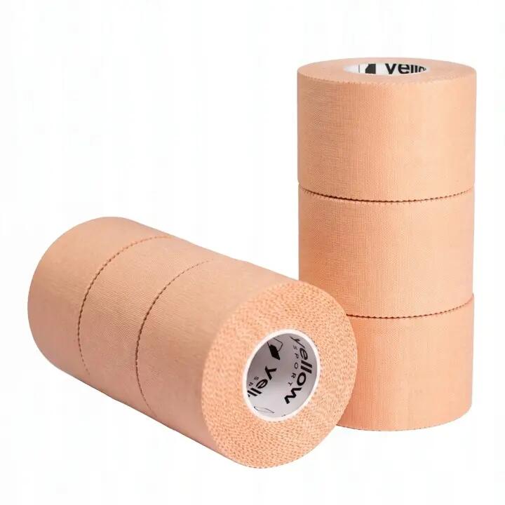Taśma Tape Tasma Wytrzymała Tejp Tapingu Sztywnego z Cynkiem x 6 Zestaw 9 m 2/4