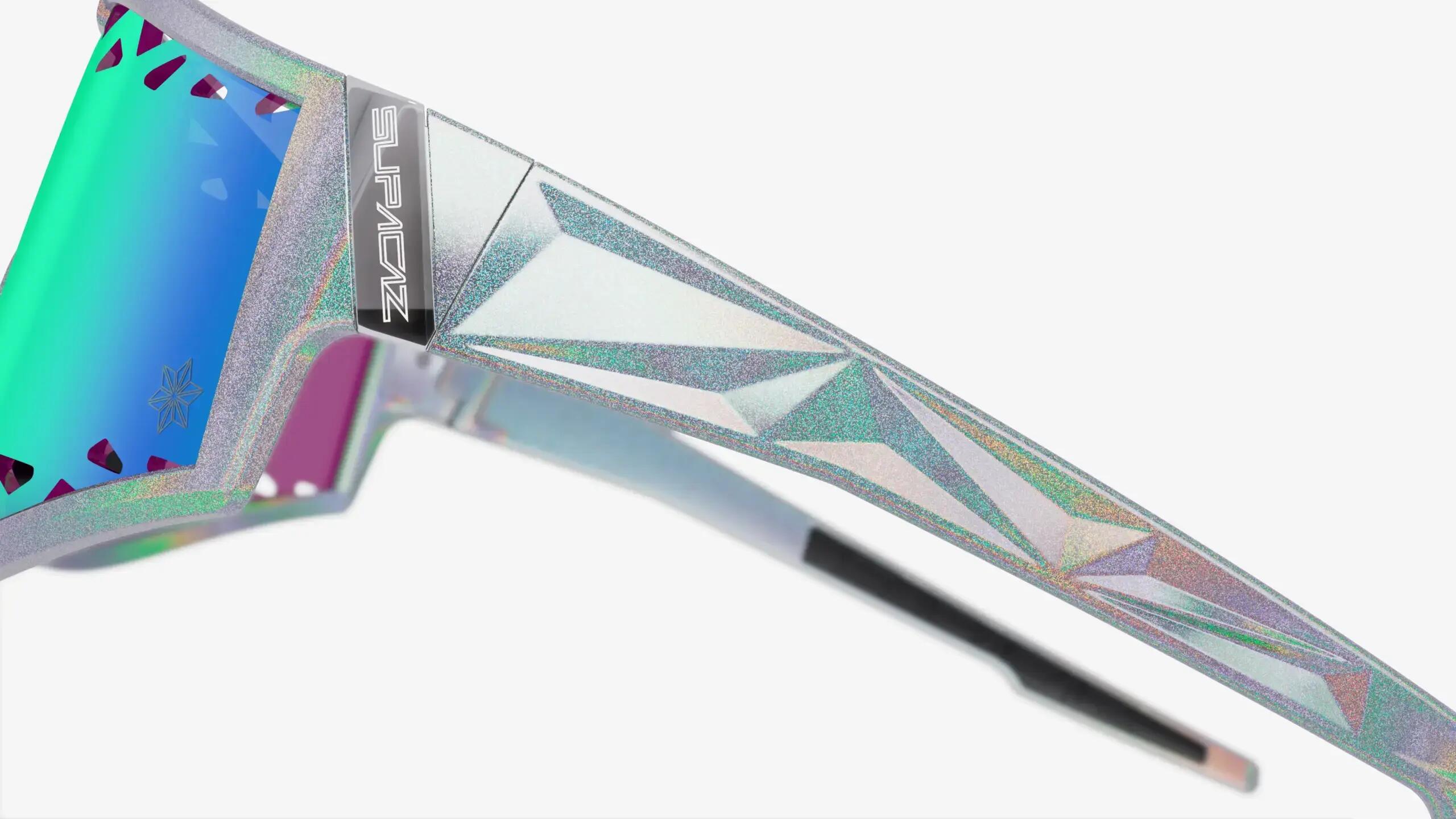 Supacaz Zonnebril-Galactic-Deep Space met Laser Performance lens Aurora 7/9