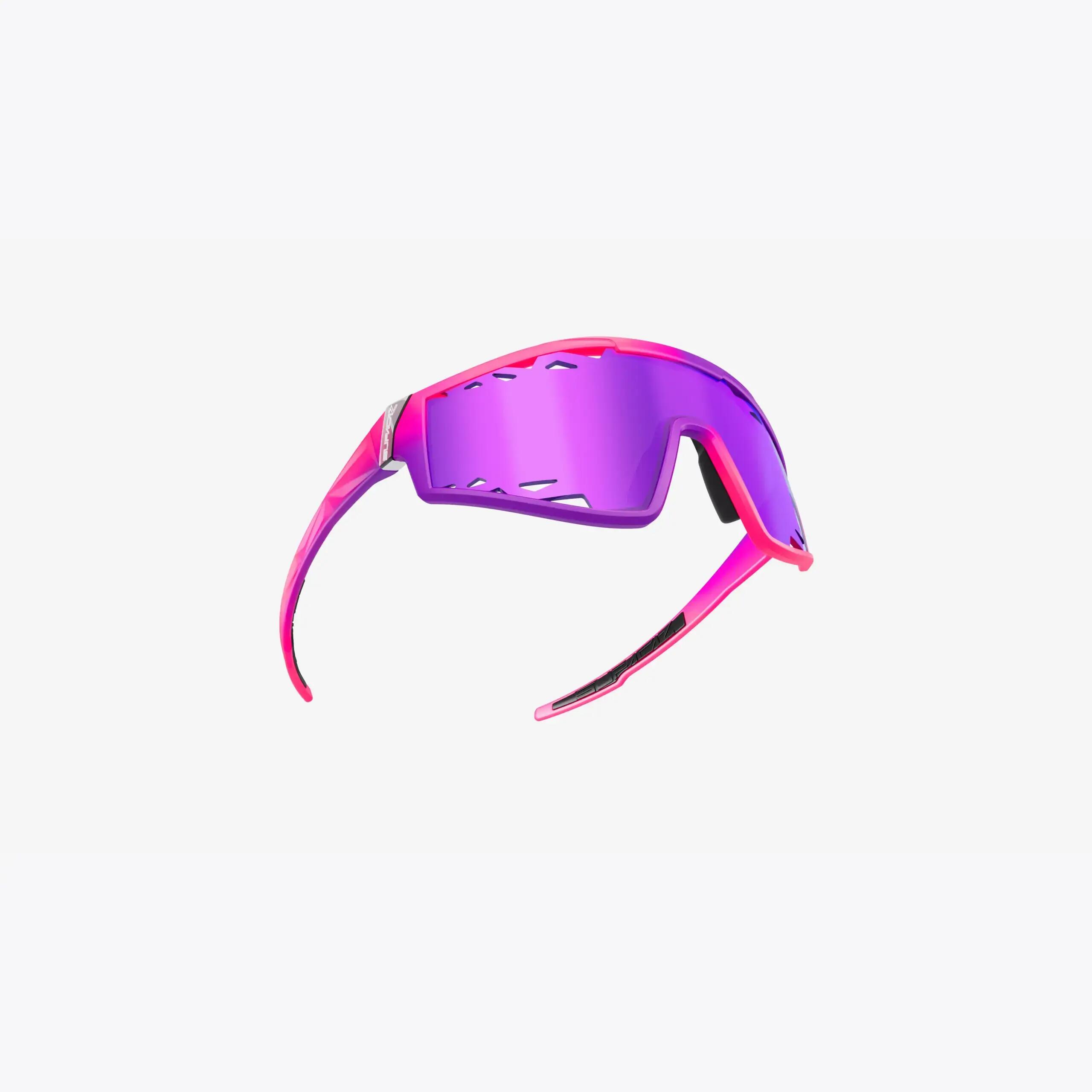 Gafas de Sol Supacaz-Galactic-Neon Purple/Pink Fader - lente Laser Purple Kush 6/9