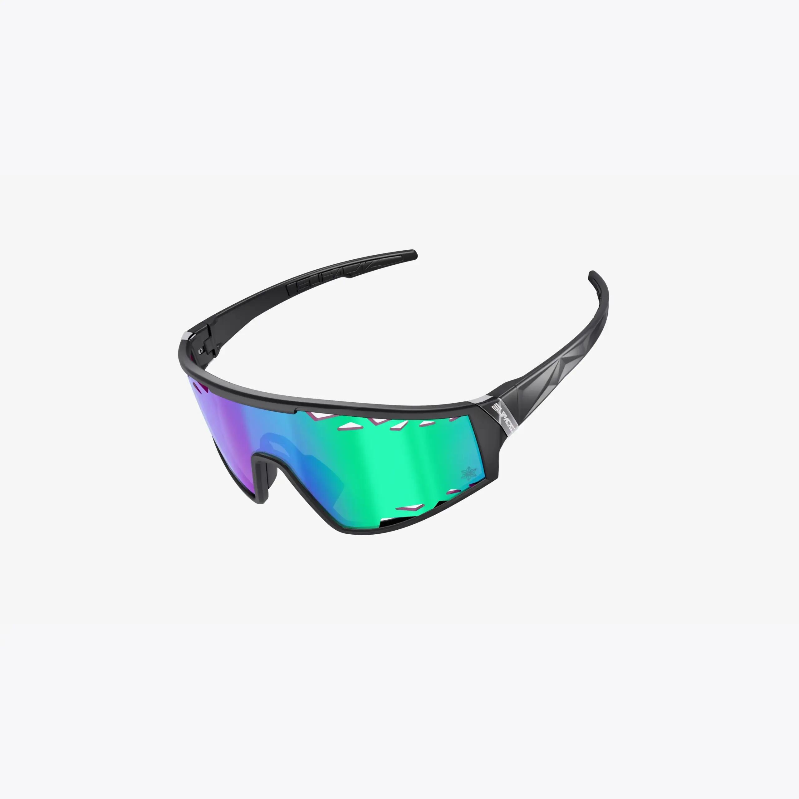 Supacaz Zonnebril-Galactic-Matte Black met Laser Performance lens Aurora 5/9