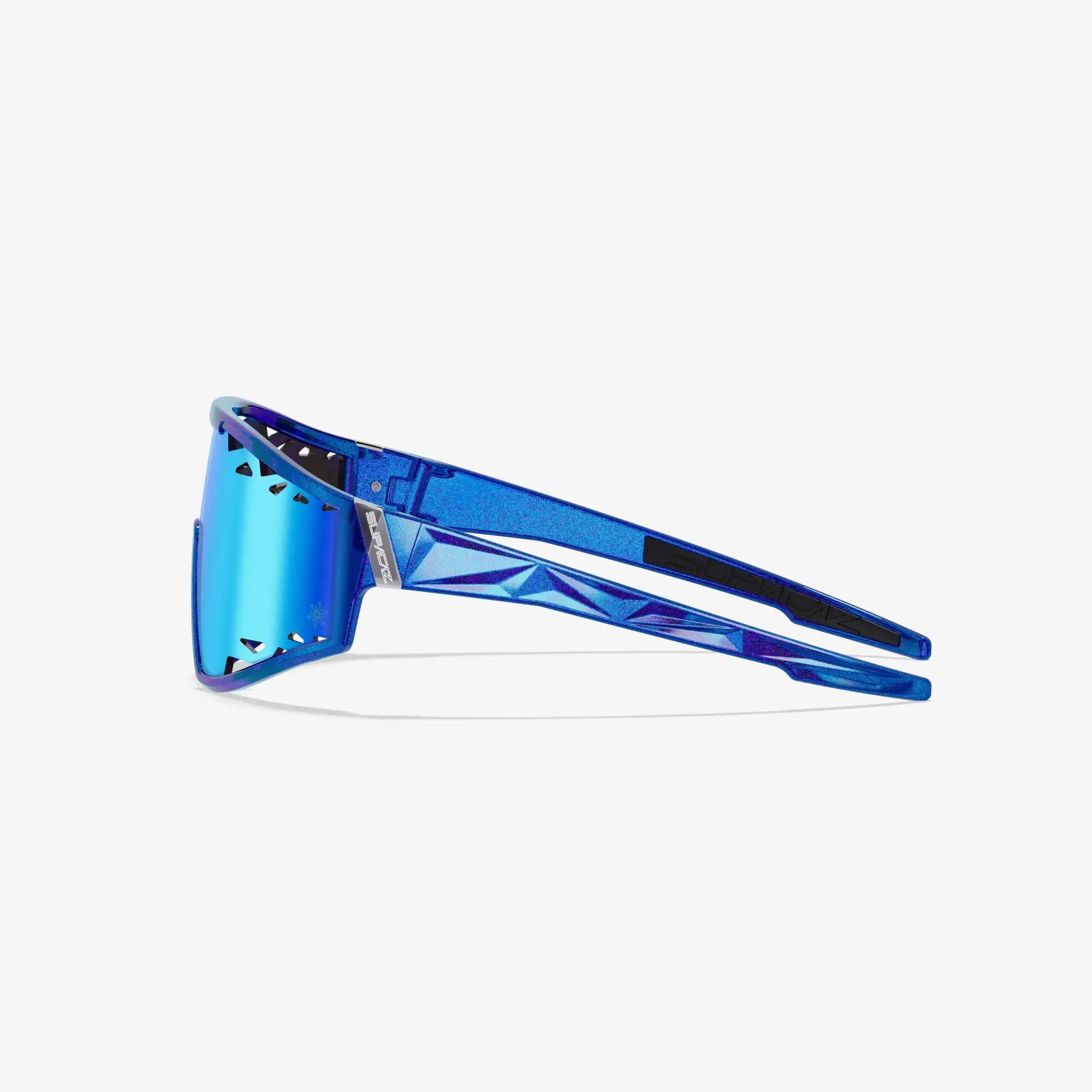 Lunettes de soleil Supacaz-Galactic-Cosmic-Laser Performance Maui Blue 3/9
