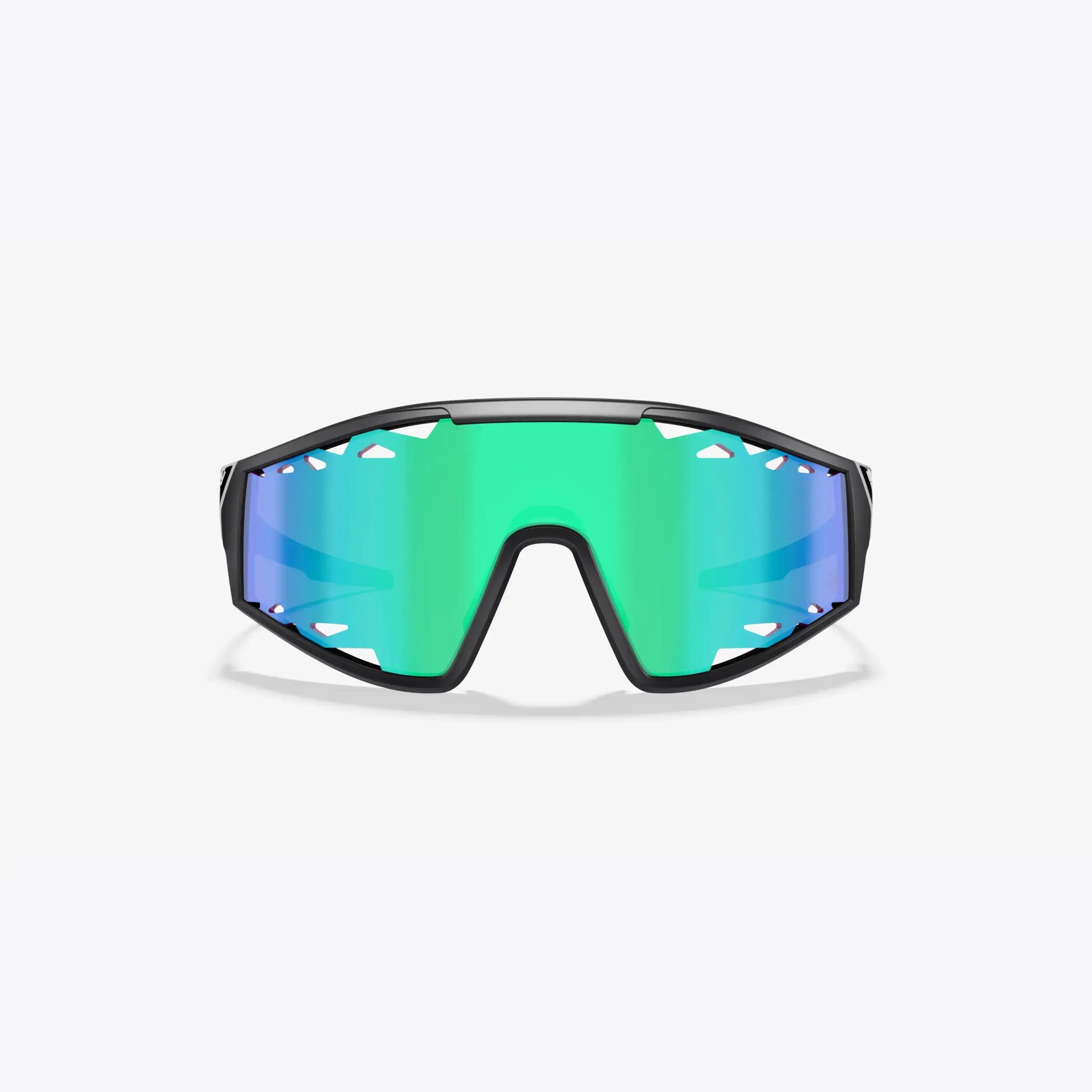 Supacaz Zonnebril-Galactic-Matte Black met Laser Performance lens Aurora 2/9