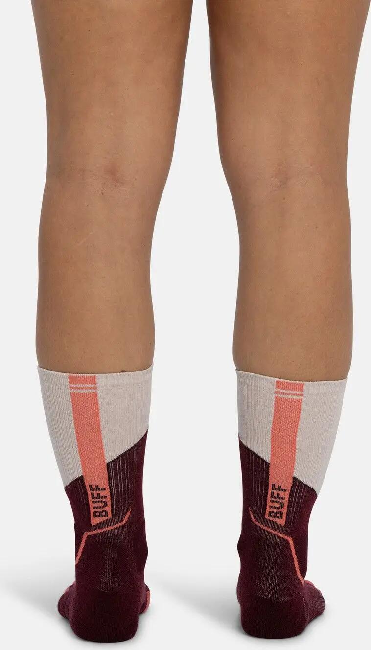 Calcetines MW lana merino caña alta Unisex Buff Rojo 5/5