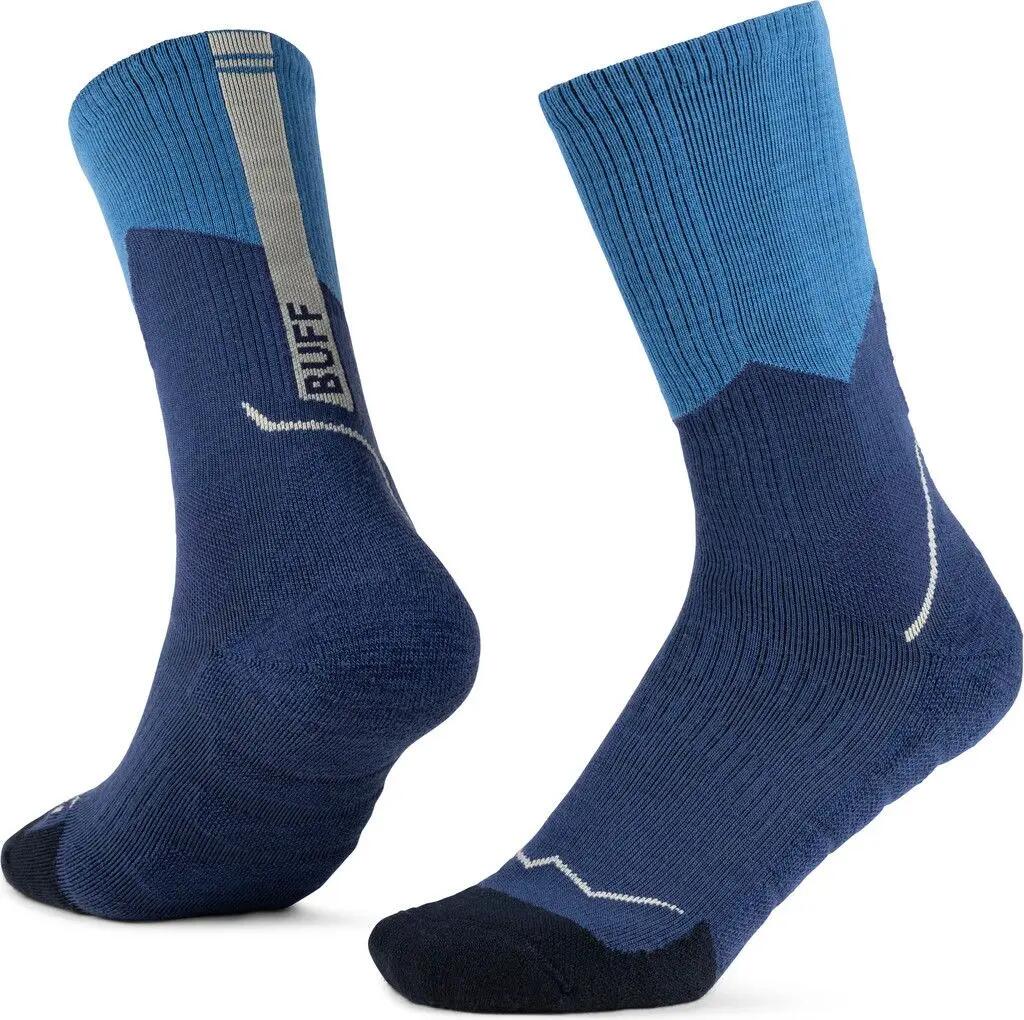 Calcetines MW lana merino caña alta Unisex Buff Azul S 1/6
