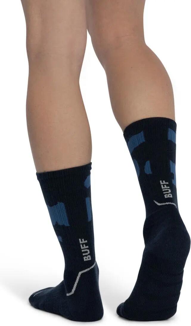 Buff Merino Midweight Crew-sokken, Night Blue 4/4