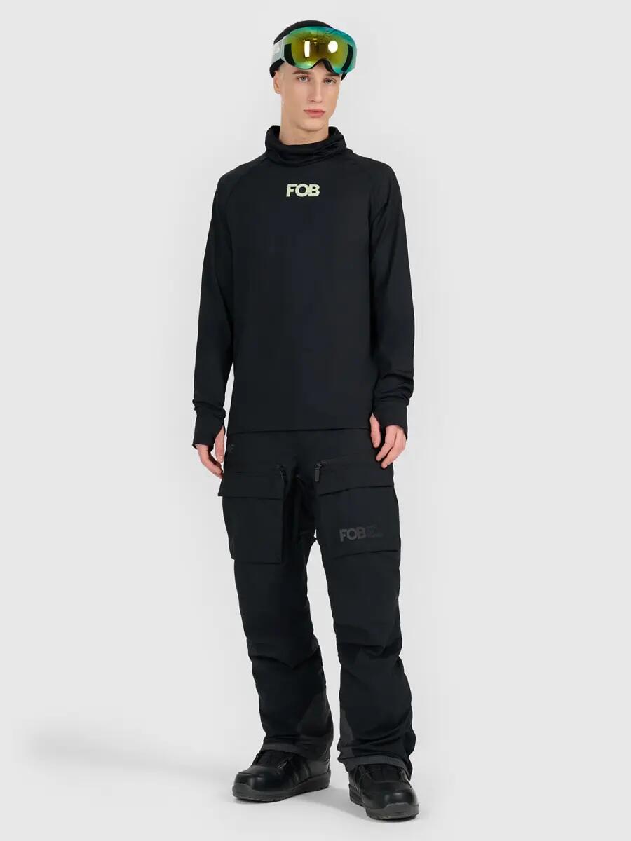 Bielizna termiczna ocieplana (góra) męska 4F 4FWAW25UBRUM089 5/7