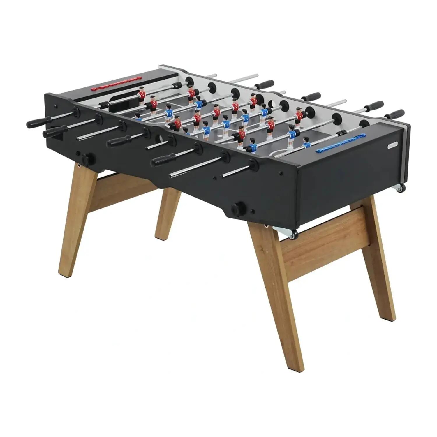 Futbolín plegable con ruedas 142 cm, MDF 18 mm, 22 jugadores 1/14
