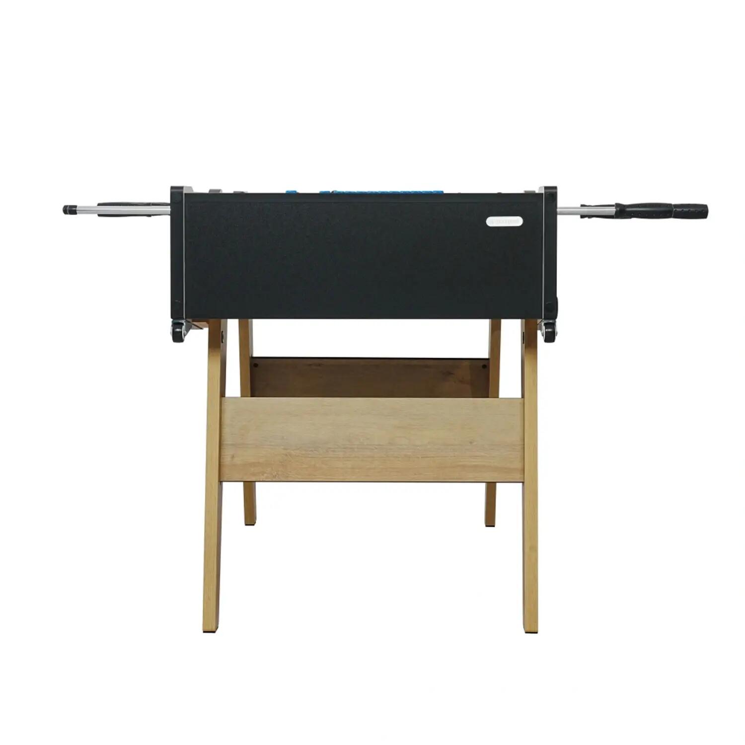 Futbolín plegable con ruedas 142 cm, MDF 18 mm, 22 jugadores 8/14