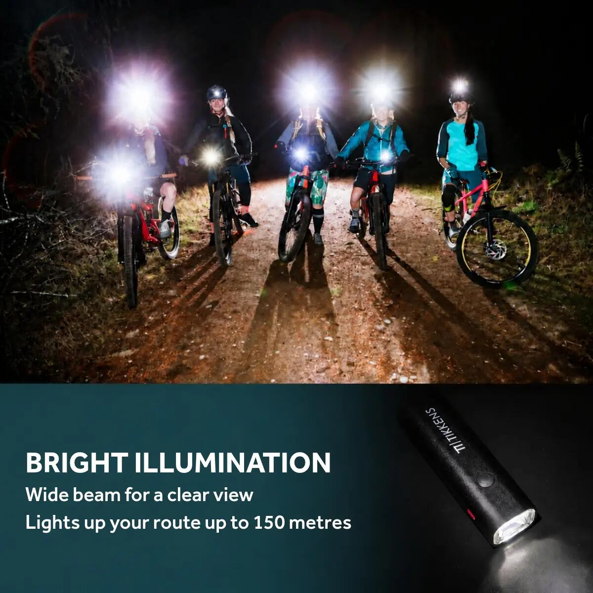 Fietsverlichting Set LED - Fietslamp USB Oplaadbaar - Voor & Achterlicht 500 Lm 6/8