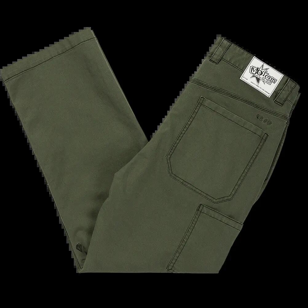 Pantalón Volcom V Ent Fat Tony Kraftsman Pant Verde 2/2