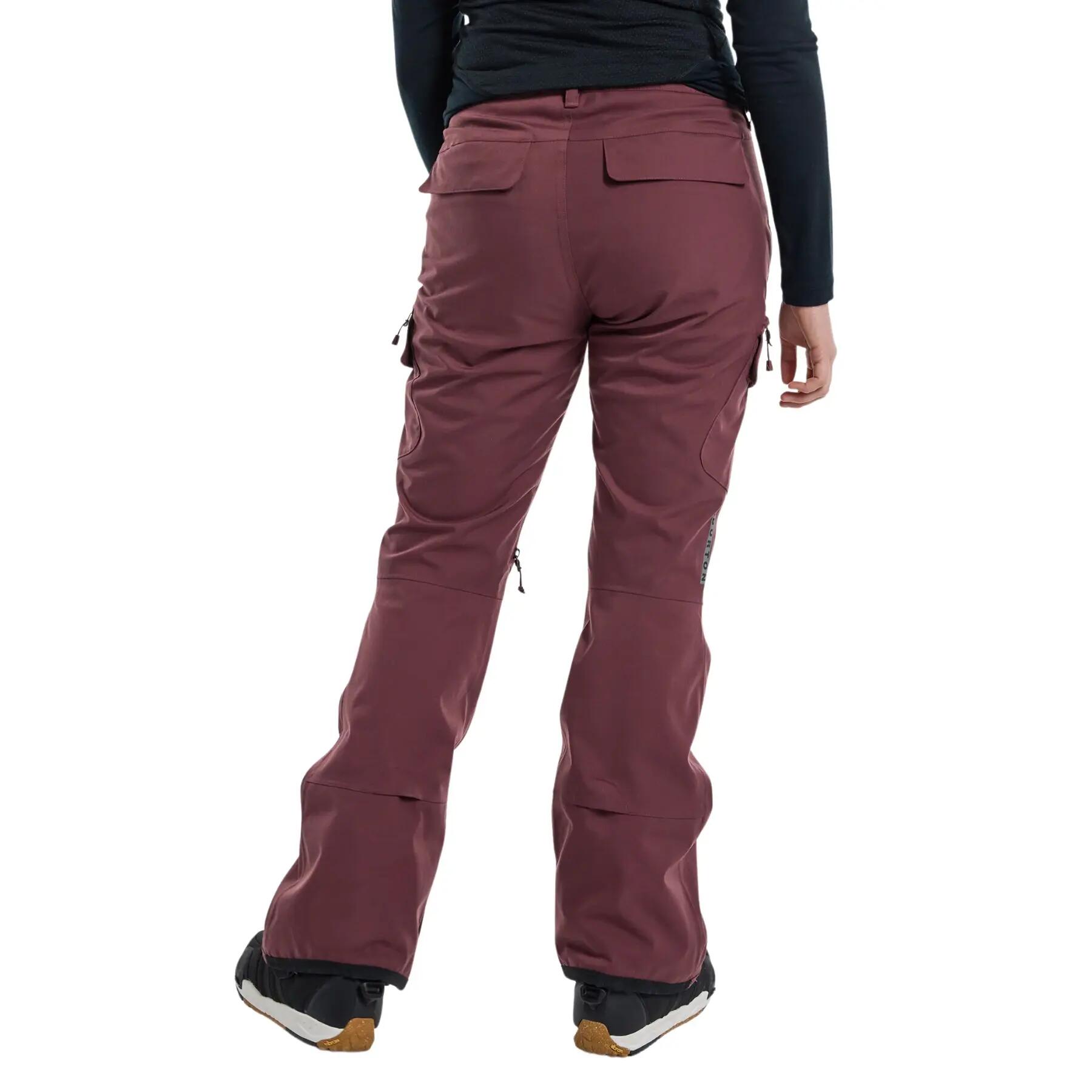 Calças Burton Gloria 2L Stretch Insulated Vermelho 2/4
