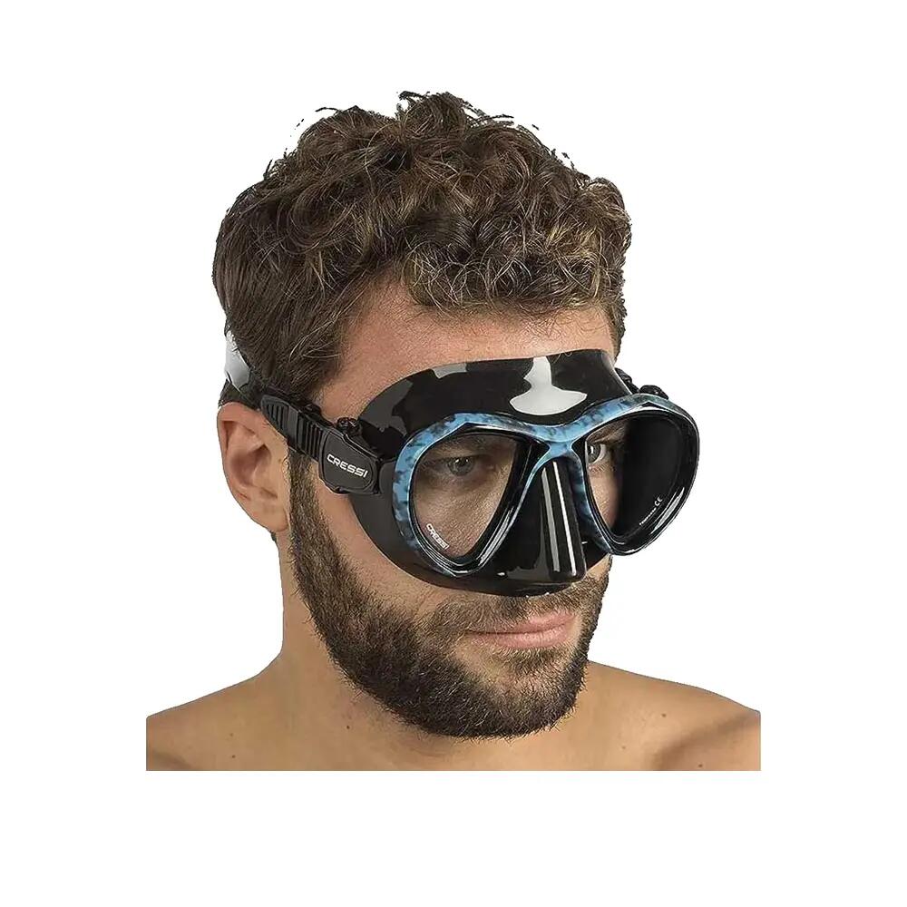 Set de snorkeling Cressi Metis Camuflagem Azul 5/5