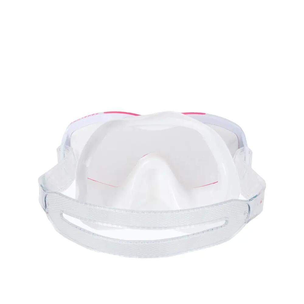 Set de snorkeling Aqualung Raccoon Combo Júnior Rosa/Branco 6/7