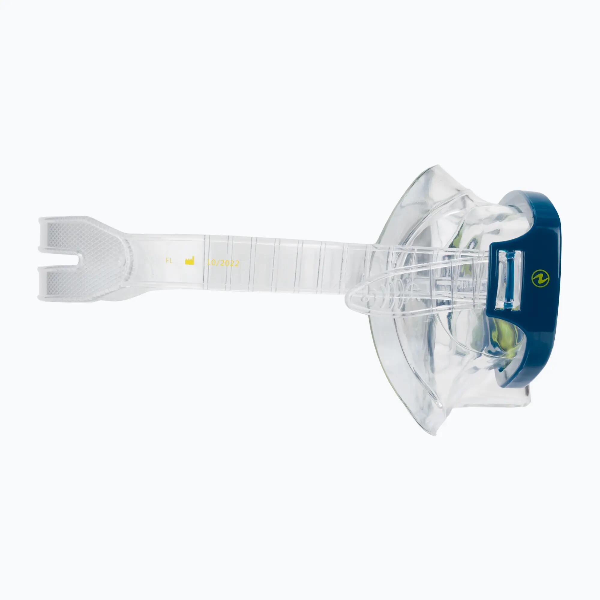 Zestaw do snorkelingu Aqualung Raccoon Combo Niebiesko/Żółty 4/5