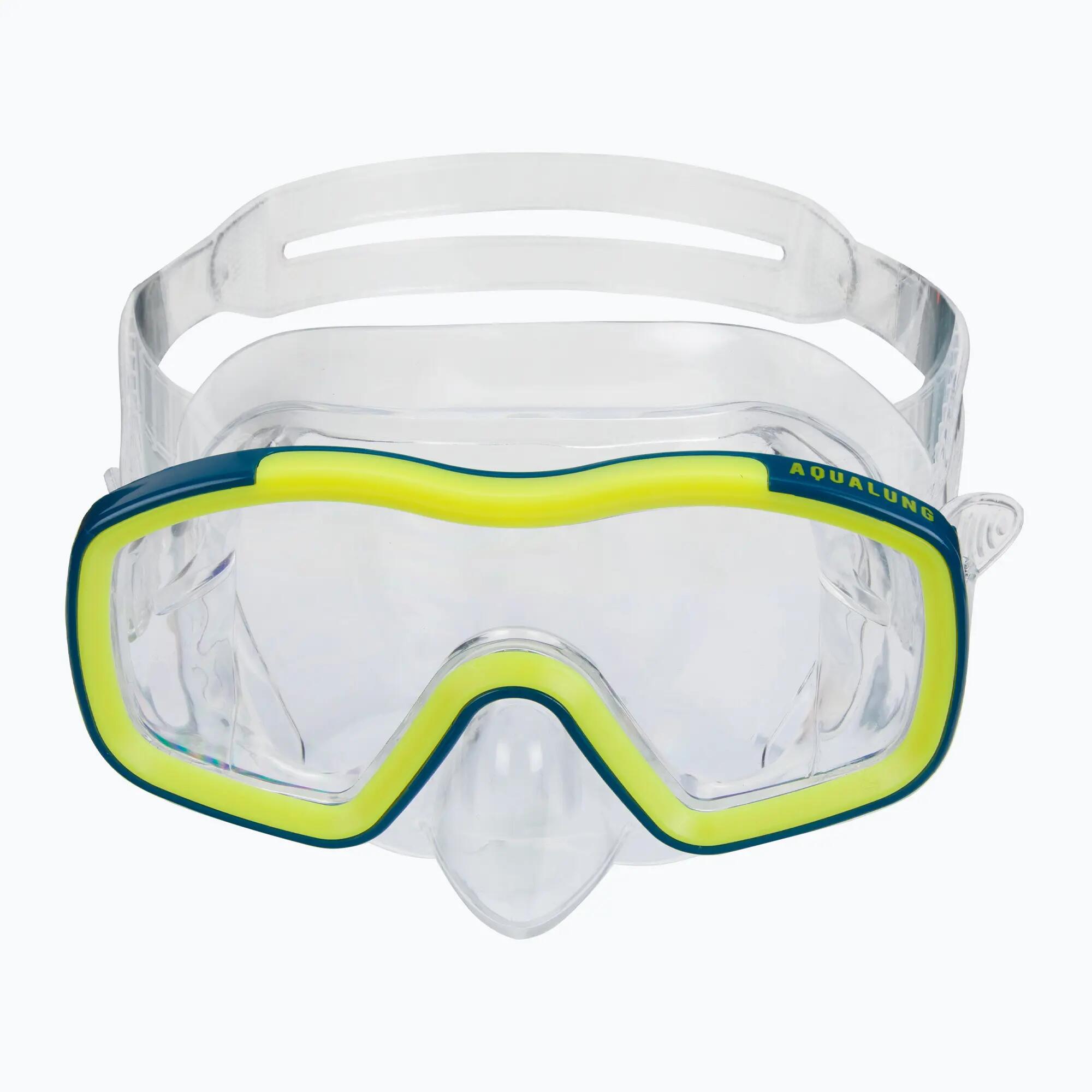 Zestaw do snorkelingu Aqualung Raccoon Combo Niebiesko/Żółty 3/5