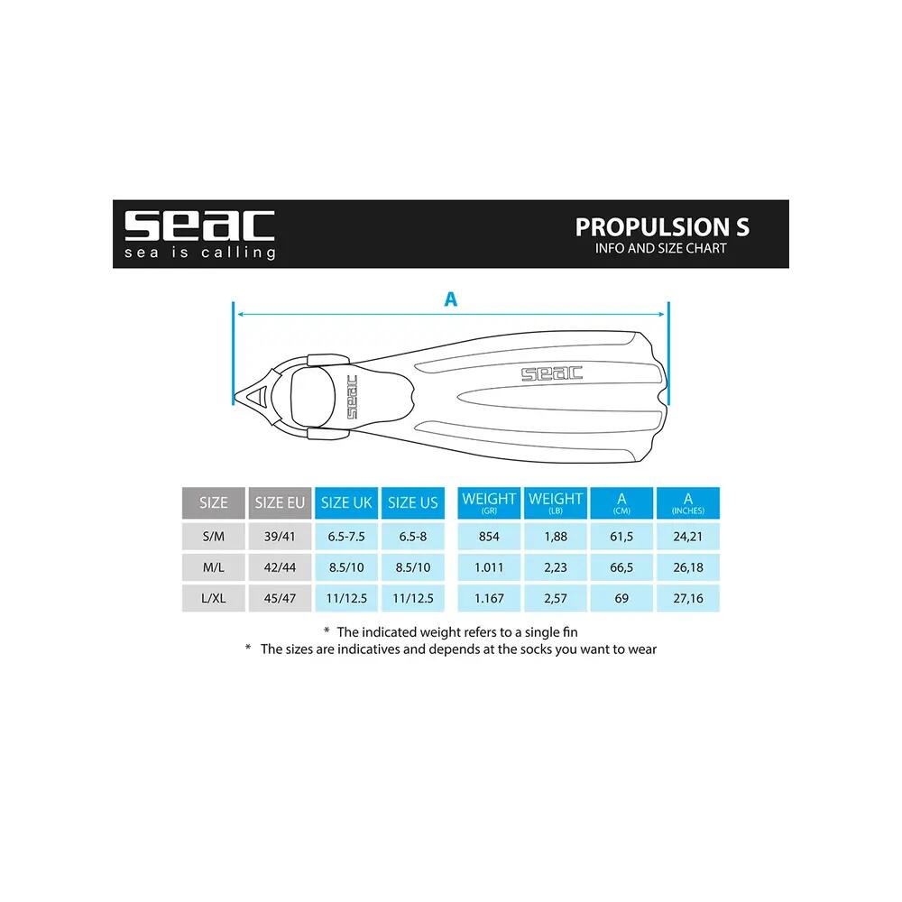 Palmes Seac Propulsion S 3/3