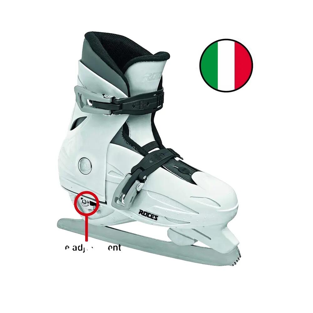 Roces MCK II Pattini Ghiaccio Bambini - Nero/Bianco - 36-40 2/5