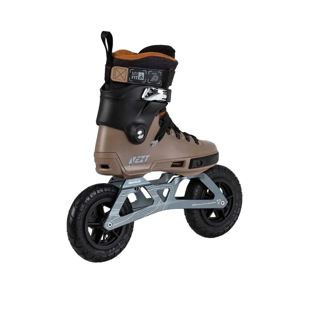 POWERSLIDE Next Edge 150 Brown pattini ricreativi a rotelle per adulti 5/10