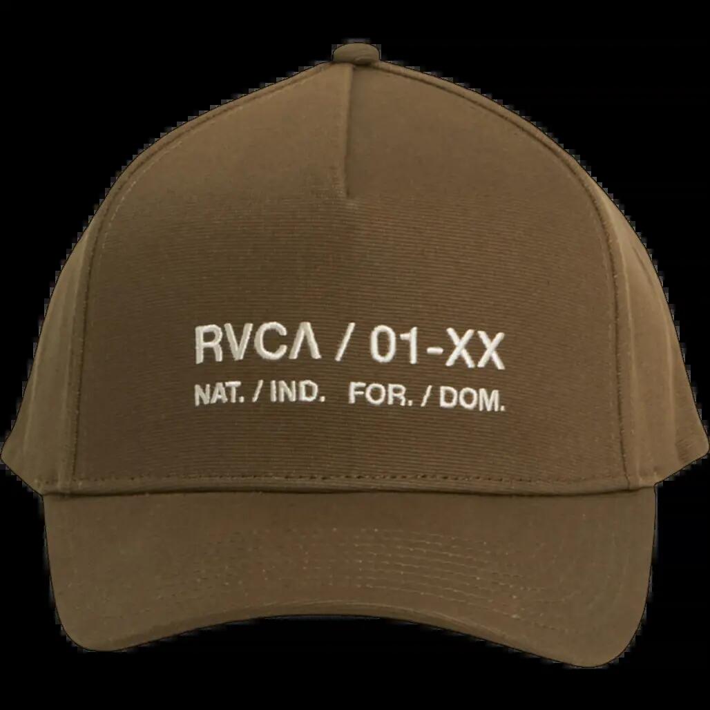 RVCA Circa Pinched Cap Braun 4/4